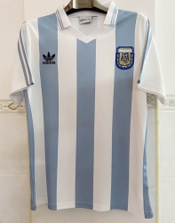 1991 93 Retro Argentina home soccer jersey